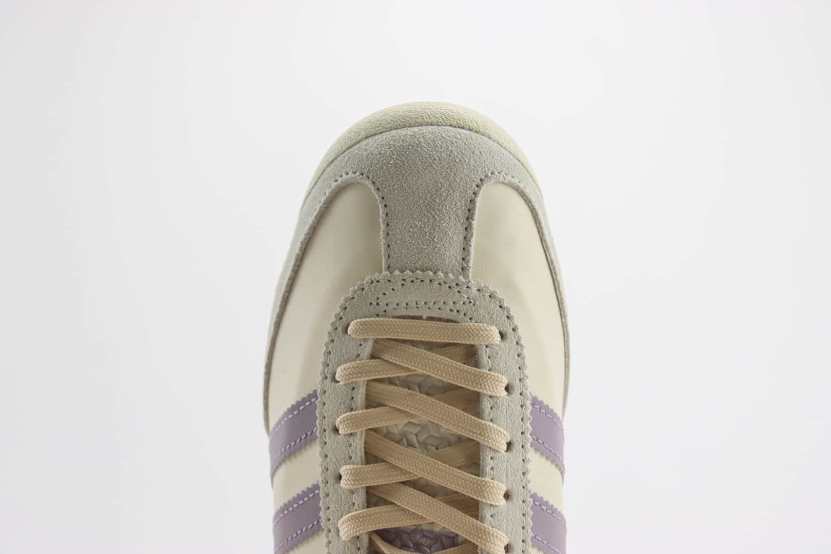 阿迪达斯adidas Originals SL 72 RS（Reshaped）纯原版本米白香芋紫复古慢跑鞋 莆田阿迪达斯货源 货号：IE3428