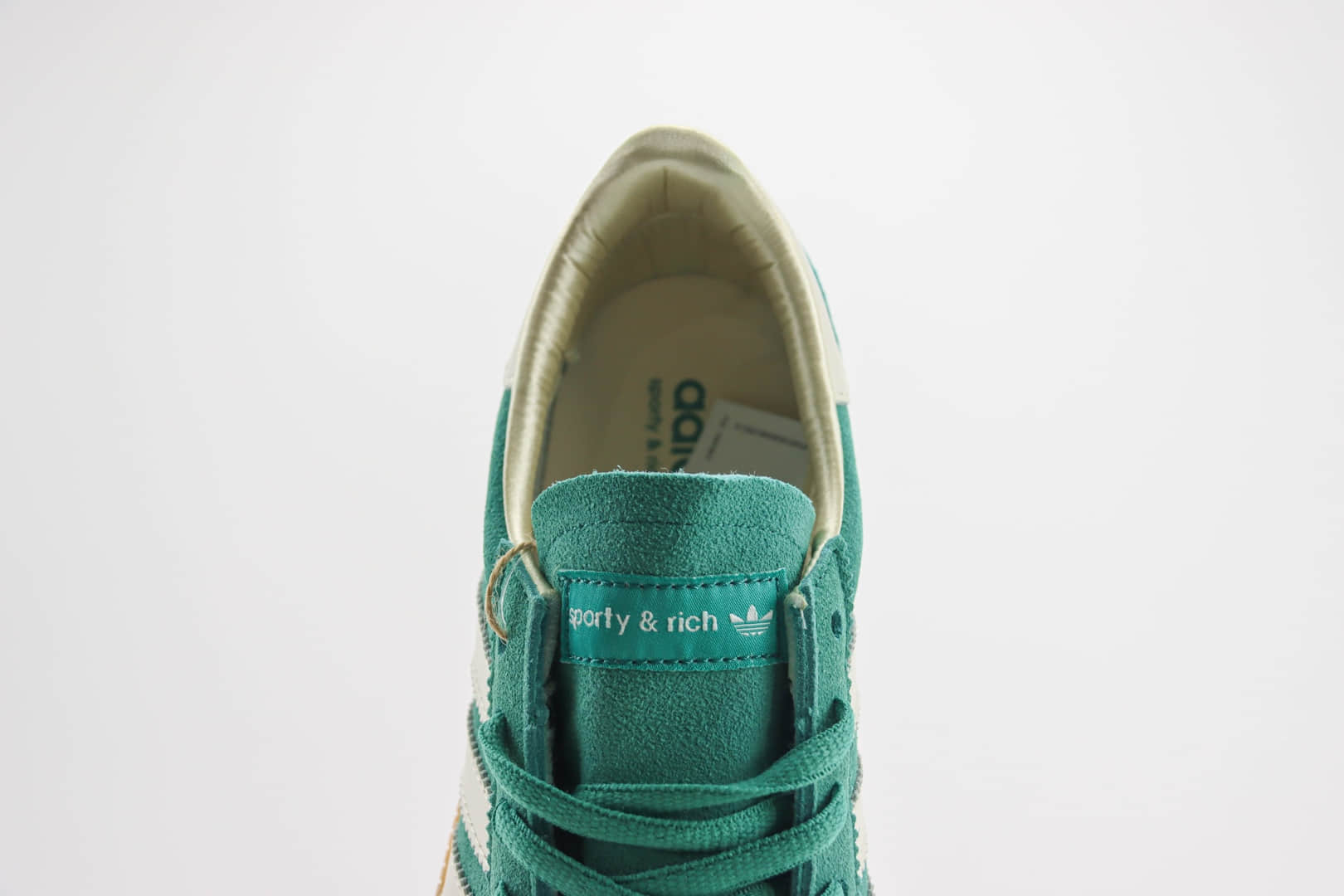 阿迪达斯adidas Handball Spezial纯原版本湖绿色复古板鞋 莆田阿迪达斯工厂 货号：IH2148