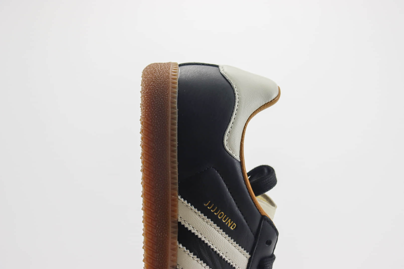 阿迪达斯adidas originals Samba OG纯原版本桑巴黑白生胶板鞋 莆田阿迪达斯货源 货号：ID8708