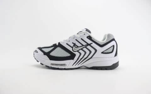 耐克Nike Air Pegasus 2K5纯原版本白黑色2K5复古慢跑鞋 莆田耐克货源 货号：FJ1909-100