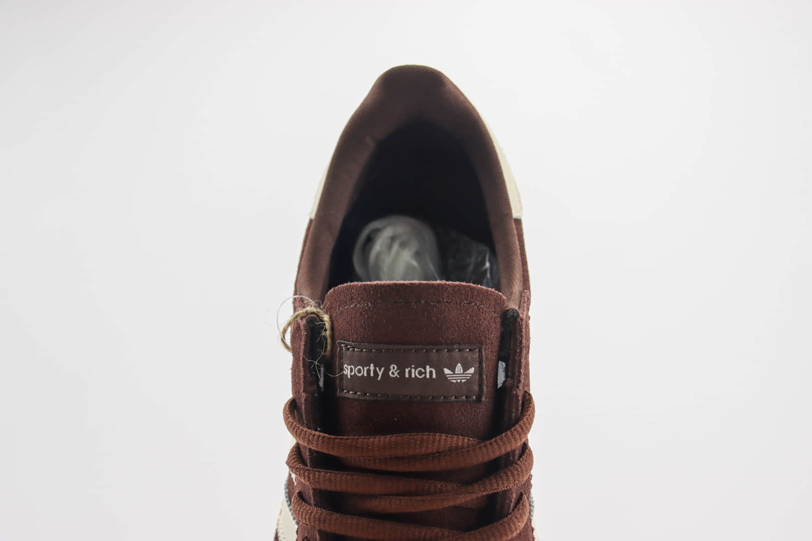 阿迪达斯adidas Handball Spezial纯原版本棕红色复古板鞋 莆田阿迪达斯货源 货号：IH2612