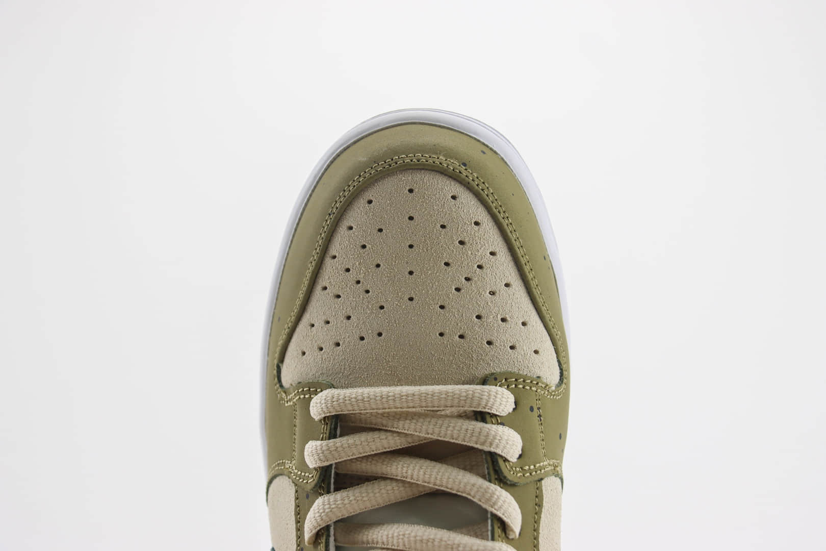 耐克Nike SB Dunk Low纯原版本低帮SB Dunk米绿羽毛滑板板鞋 莆田耐克工厂 货号：HF8022-300