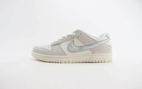 耐克Nike SB Dunk Low纯原版本低帮SB Dunk米灰色滑板板鞋 莆田天花板Dunk 货号：HF5074-133