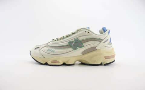 新百伦New Balance 1000纯原版本白灰蓝NB1000复古老爹鞋 莆田复刻鞋货源 货号：M1000WA