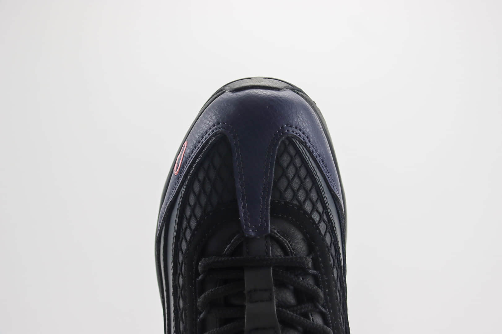耐克Nike Air Max 95纯原版本黑紫色气垫跑鞋 莆田耐克货源 货号：FB2709-001