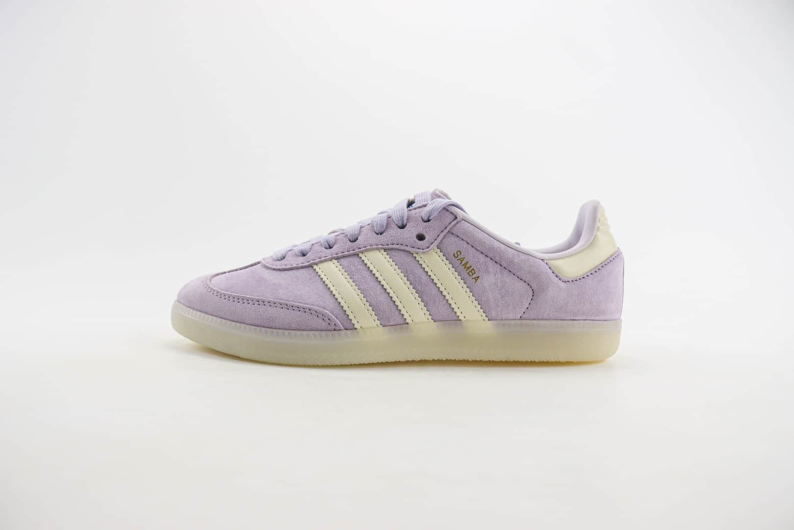 阿迪达斯adidas originals Samba OG纯原版本桑巴香芋紫板鞋 莆田阿迪达斯代理 货号：IG6176