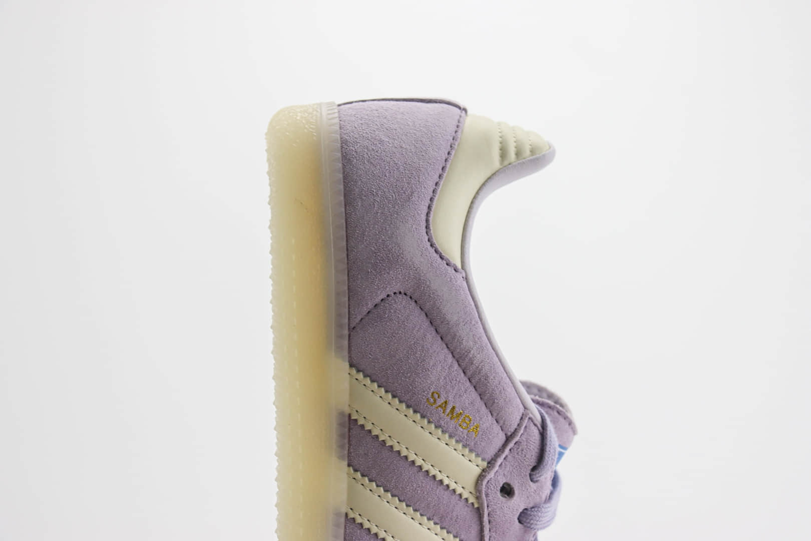阿迪达斯adidas originals Samba OG纯原版本桑巴香芋紫板鞋 莆田阿迪达斯代理 货号：IG6176