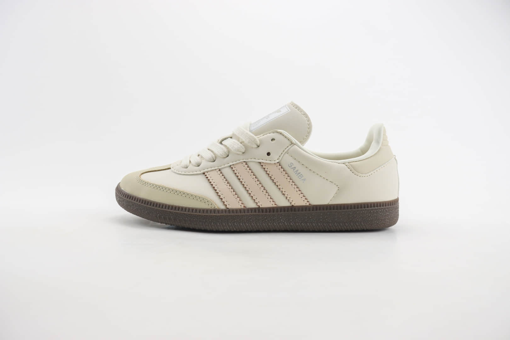 阿迪达斯adidas originals Samba纯原版本桑巴米粉色板鞋 莆田阿迪达斯货源 货号：IH2751