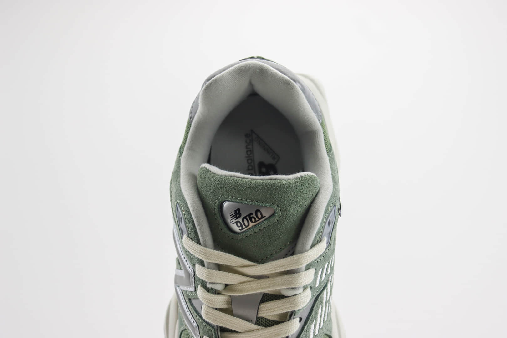 新百伦New Balance 9060纯原版本NB9060橄榄绿复古跑鞋 莆田新百伦工厂 货号：U9060MET