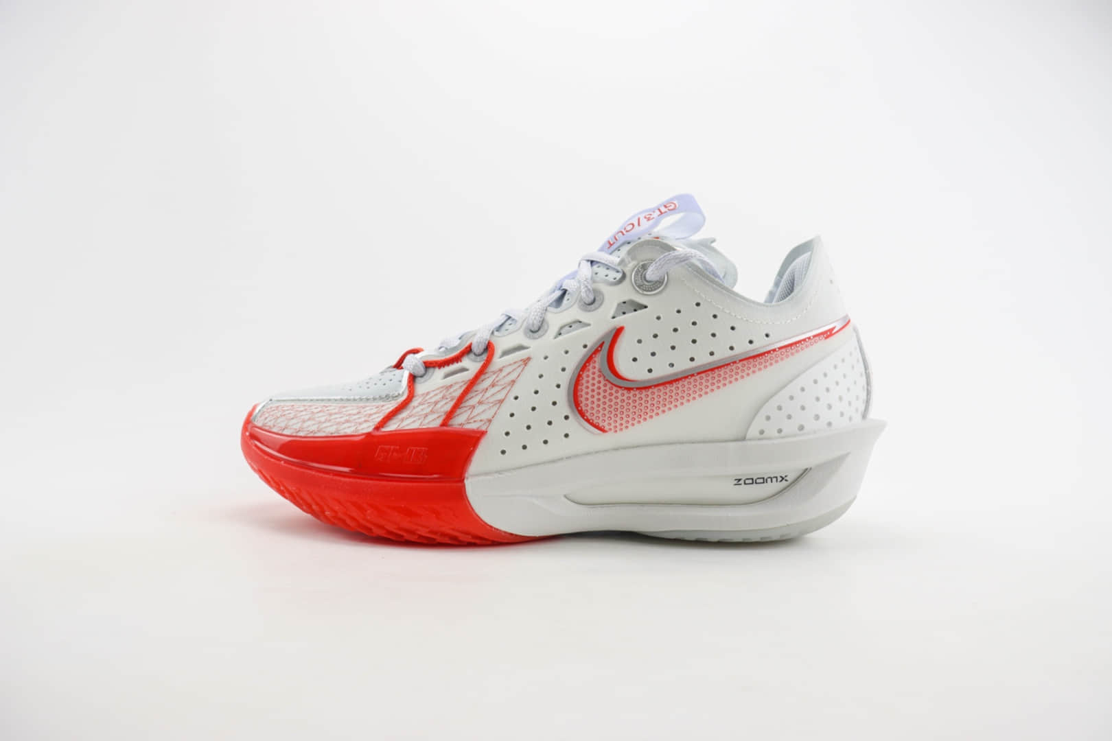 耐克Nike Air Zoom G.T.Cut 3 EP纯原版本白红GT3实战篮球鞋 莆田耐克货源 货号：DV2918-101