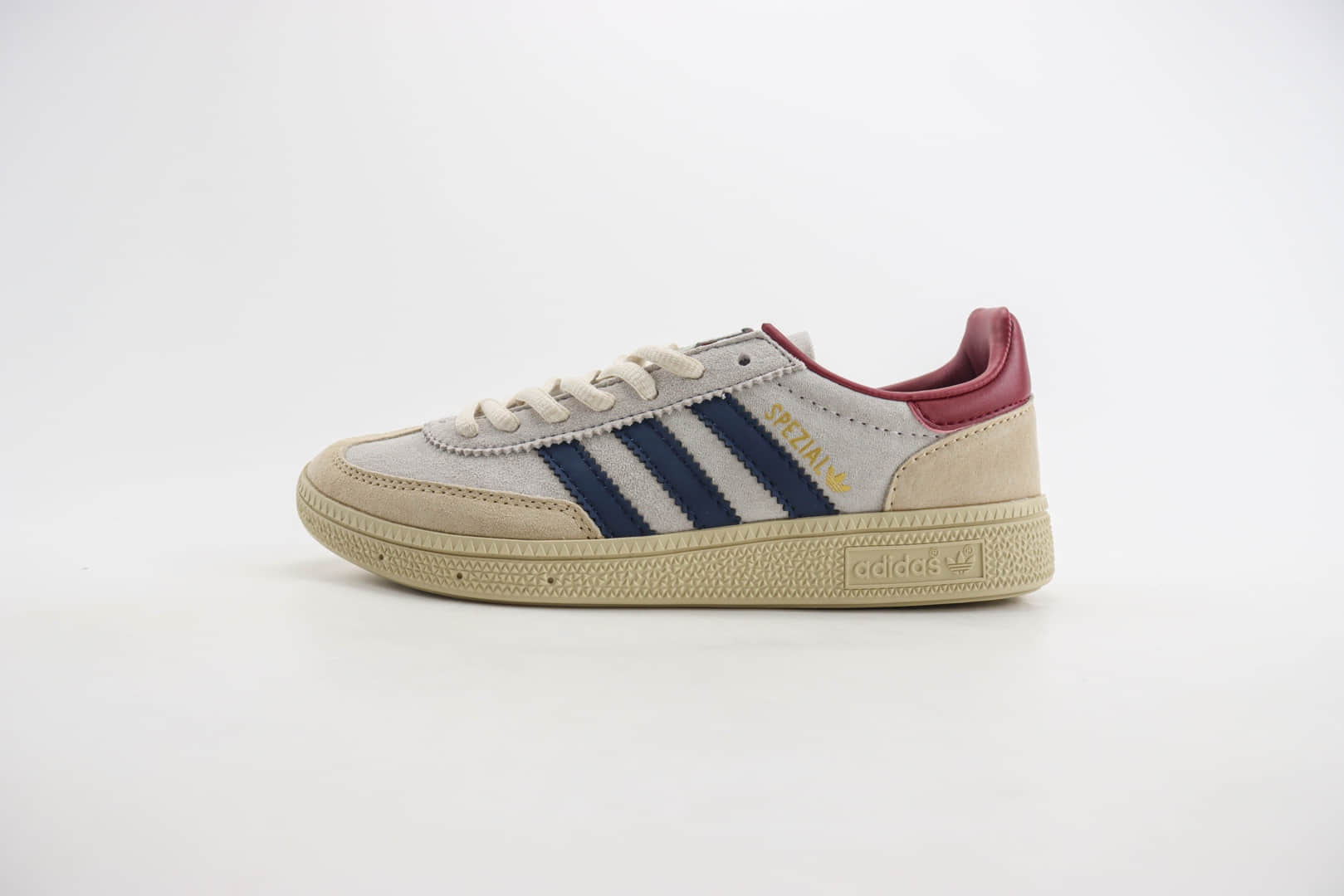 阿迪达斯adidas Handball Spezial纯原版本白灰暗蓝酒红复古板鞋 莆田阿迪达斯工厂 货号：IF3742