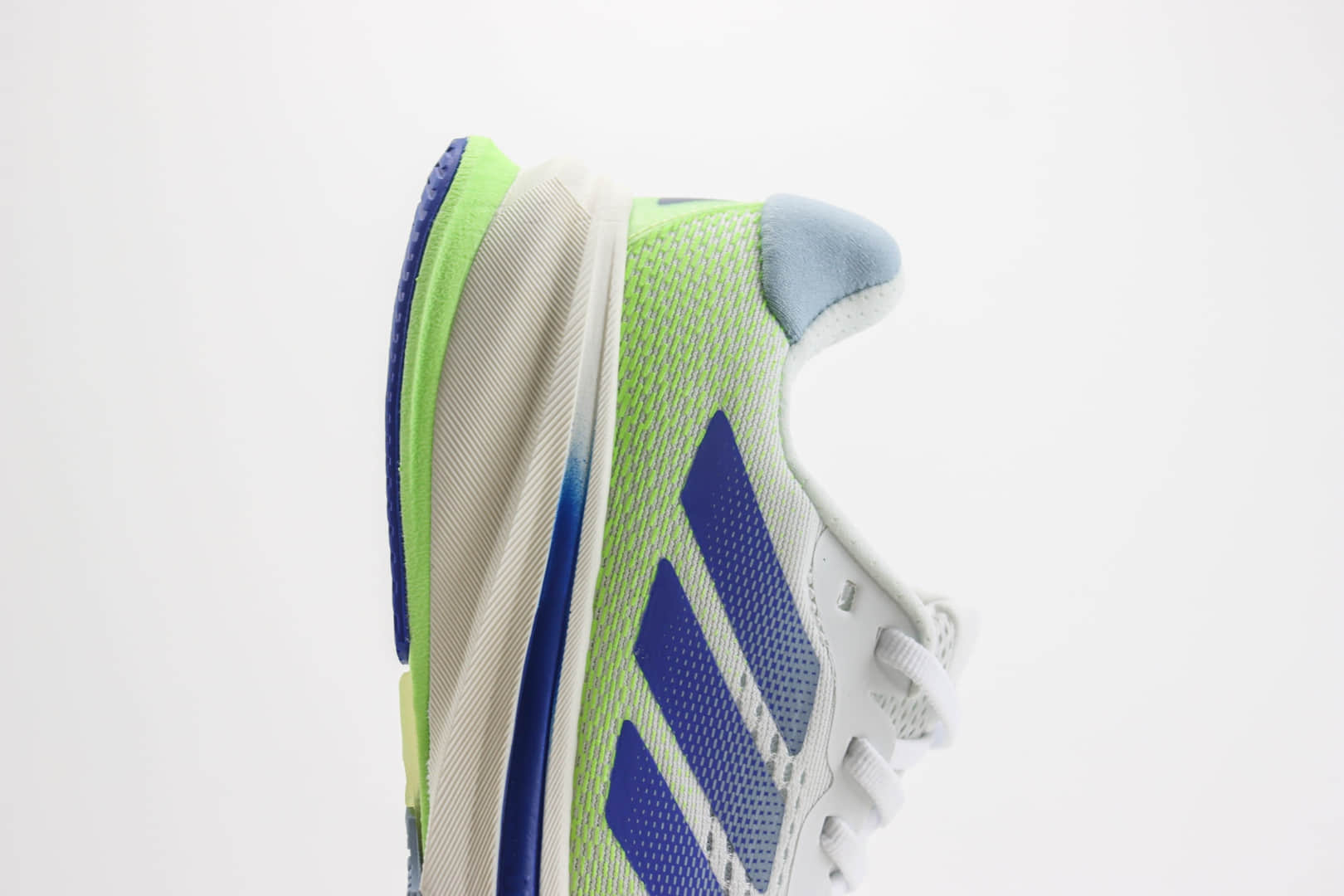 阿迪达斯adidas Supernova Rise M纯原版本白蓝绿轻跑鞋 莆田阿迪达斯货源 货号：IF3015