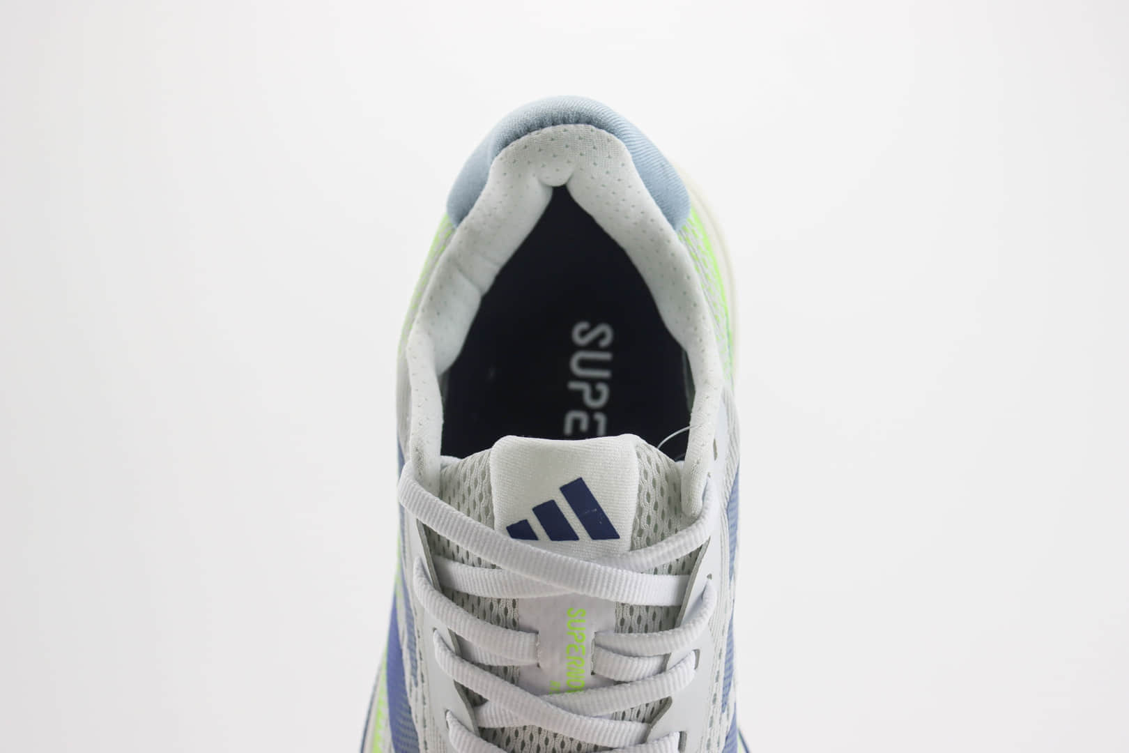 阿迪达斯adidas Supernova Rise M纯原版本白蓝绿轻跑鞋 莆田阿迪达斯货源 货号：IF3015