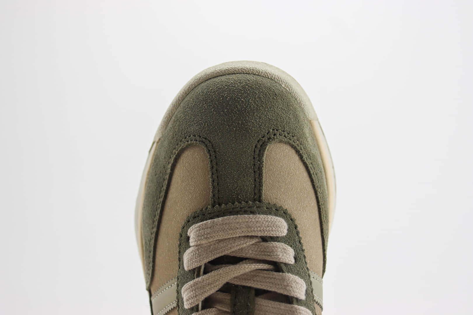 阿迪达斯adidas Originals SL 72 RTN纯原版本米橄榄绿厚底增高板鞋 莆田复刻鞋货源 货号：IH5632