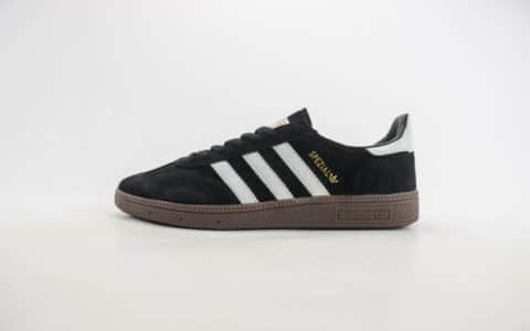 阿迪达斯adidas Handball Spezial纯原版本三叶草黑白复古板鞋 莆田阿迪达斯货源 货号：BD3021