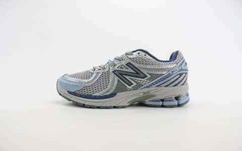 新百伦New Balance 860 V2纯原版本NB860 V2灰蓝色复古老爹鞋 莆田新百伦货源 货号：ML860BB2