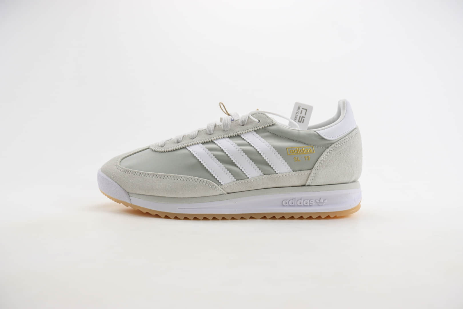 阿迪达斯adidas Originals SL 72 RS（Reshaped）纯原版本灰白色复古慢跑鞋 莆田阿迪达斯货源 货号：JI1281