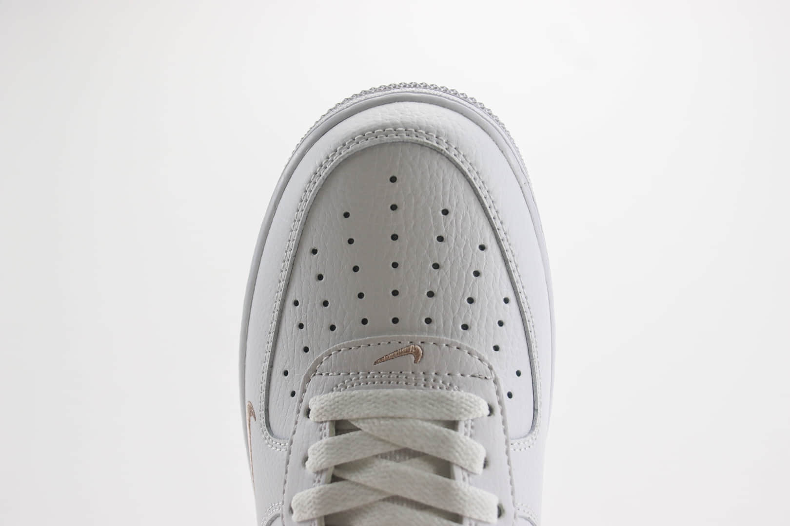 耐克Nike Air Force 1纯原版本空军一号白粉橙色AF1低帮板鞋 莆田耐克代理 货号：FB8971-700