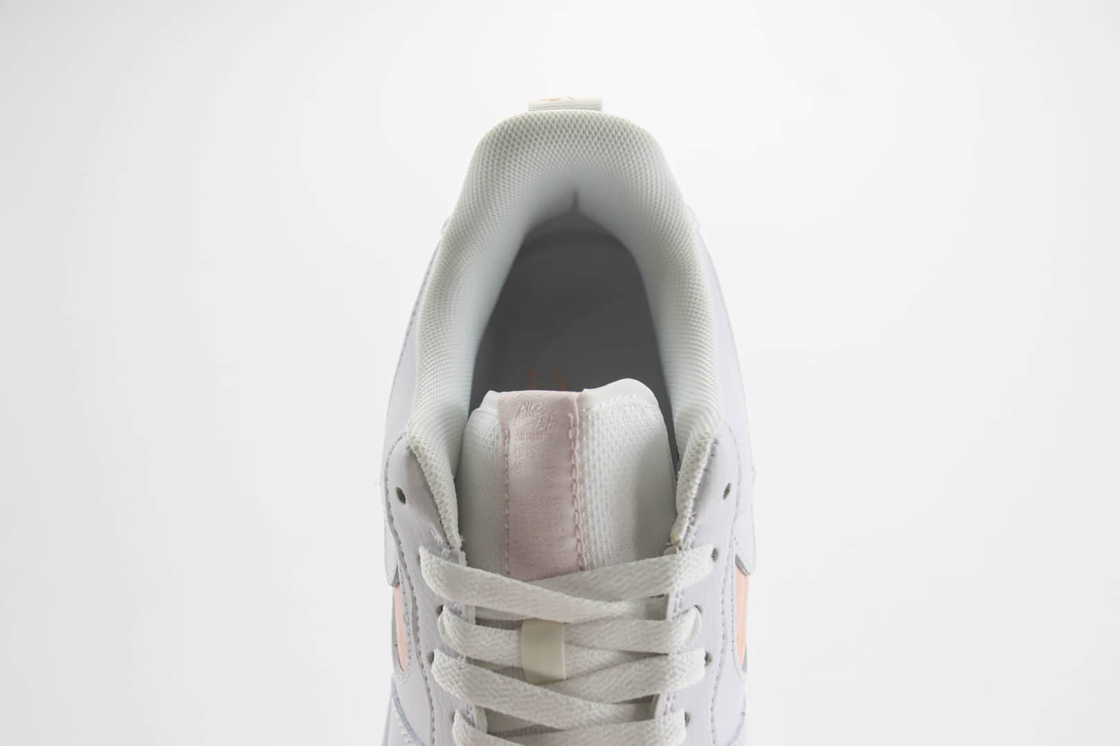 耐克Nike Air Force 1纯原版本空军一号白粉橙色AF1低帮板鞋 莆田耐克代理 货号：FB8971-700