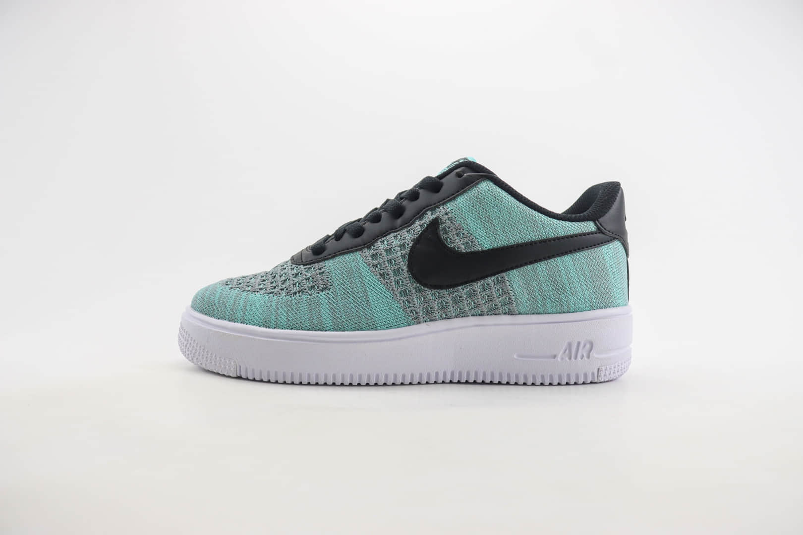 耐克Nike Air Force 1纯原版本空军一号蓝灰黑针织板鞋 莆田耐克货源 货号：CI0051-600