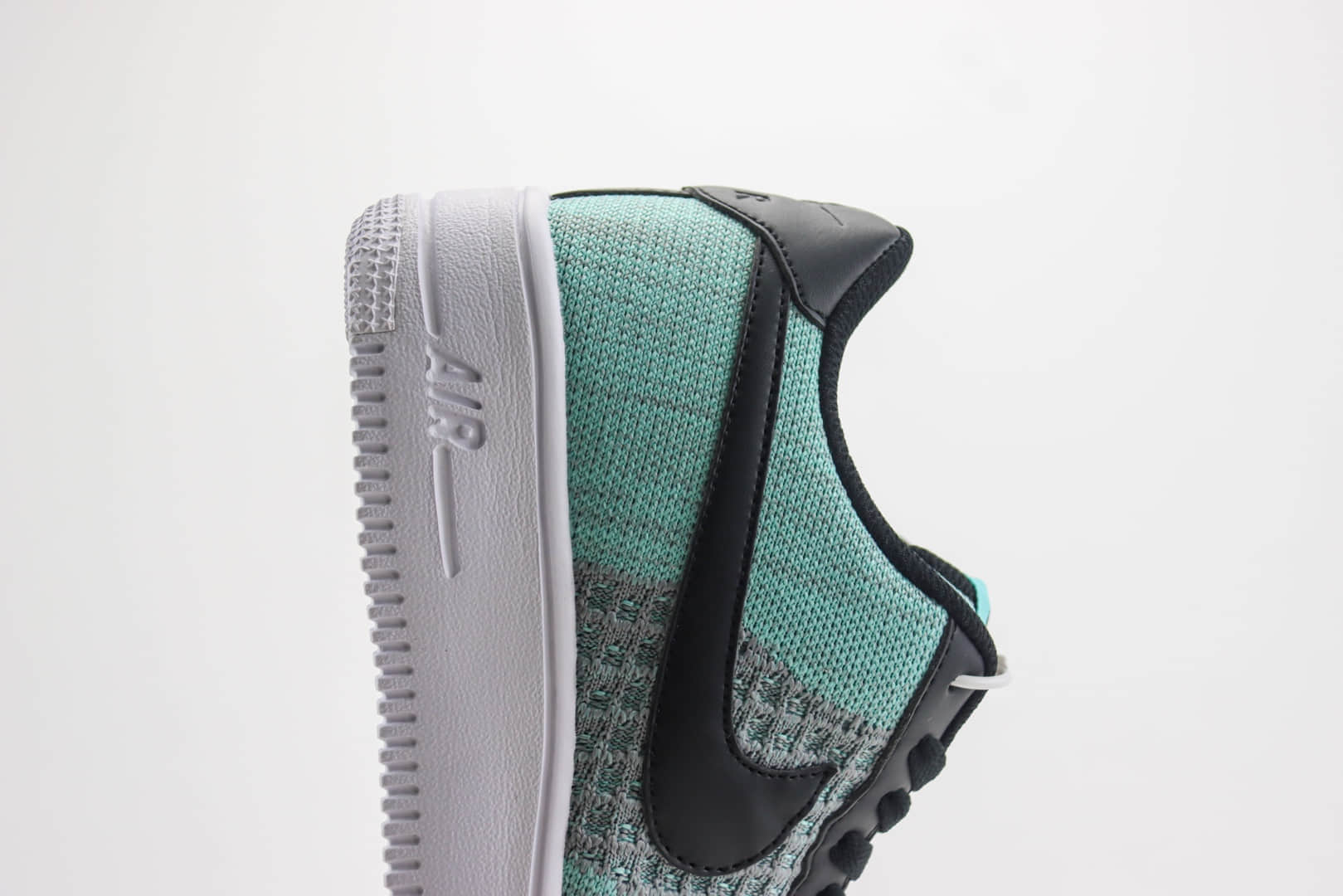 耐克Nike Air Force 1纯原版本空军一号蓝灰黑针织板鞋 莆田耐克货源 货号：CI0051-600