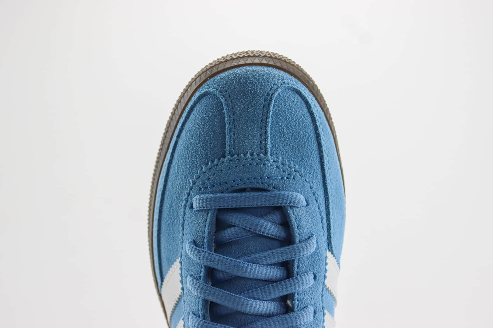 阿迪达斯adidas Handball Spezial纯原版本蓝白色德训鞋 莆田阿迪达斯货源 货号：BD7632