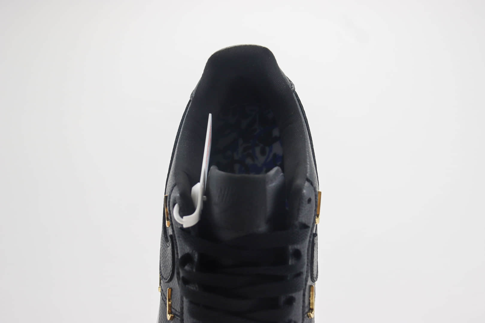 耐克Nike Air Force 1低帮空军一号四小勾黑色板鞋 莆田空军一号货源 货号：CT1990-001