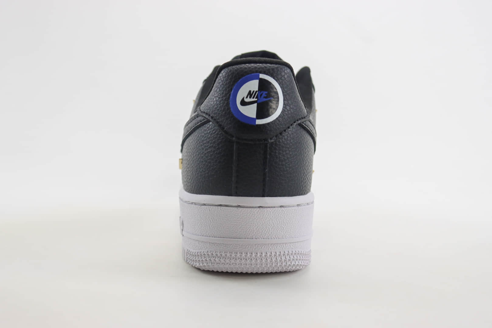 耐克Nike Air Force 1低帮空军一号四小勾黑色板鞋 莆田空军一号货源 货号：CT1990-001