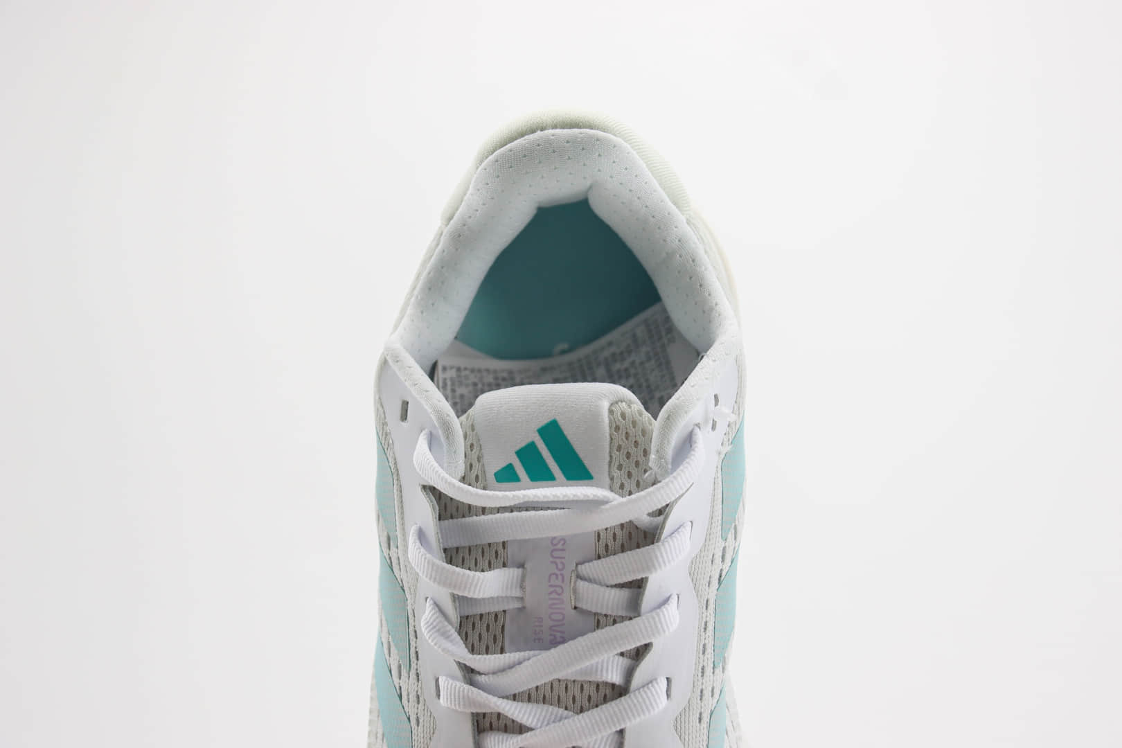 阿迪达斯Adidas Supernova Rise M白绿色休闲轻跑鞋 莆田阿迪达斯货源 货号：IG8361