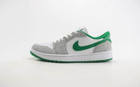 乔丹Air Jordan 1 Low Golf纯原版本高尔夫AJ1白灰绿板鞋 莆田AJ工厂 货号：DD9315-112