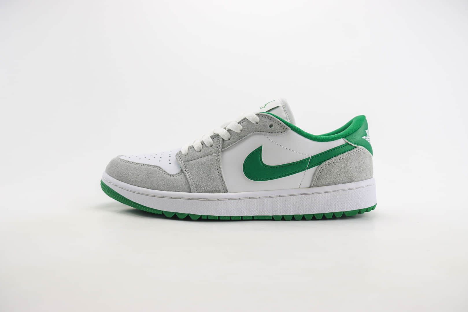 乔丹Air Jordan 1 Low Golf纯原版本高尔夫AJ1白灰绿板鞋 莆田AJ工厂 货号：DD9315-112