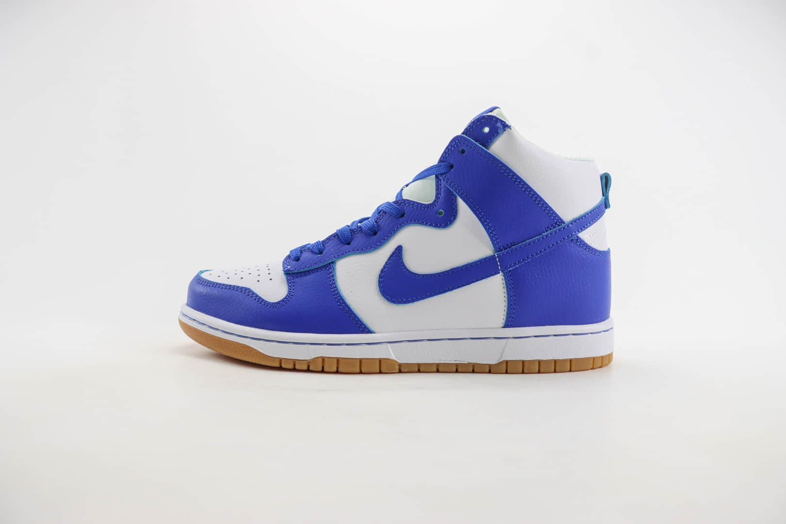 耐克Nike SB Dunk High纯原版本高帮SB Dunk白蓝板鞋 莆田耐克货源 货号：FV6612-001