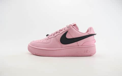 耐克Nike Air Force 1 x Ambush联名款纯原版本低帮粉色空军一号埋伏系列板鞋 莆田空军一号系列 货号：DV3464-800