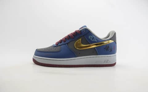 耐克Nike Air Force 1纯原版本低帮空军一号黑神话悟空定制配色板鞋 莆田空军一号货源 货号：CW2288-111