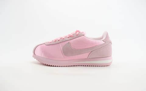 耐克Nike CLASSIC CORTEZ纯原版本阿甘初代粉色慢跑鞋 莆田阿甘慢跑鞋 货号：FV5420-600