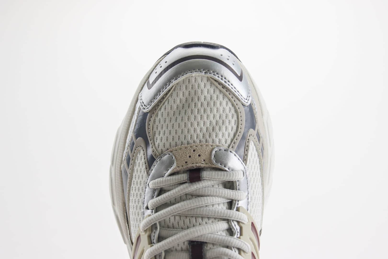 阿迪达斯adidas Adistar XLG纯原版本米灰红色厚底增高老爹鞋 莆田阿迪达斯货源 货号：IH3382
