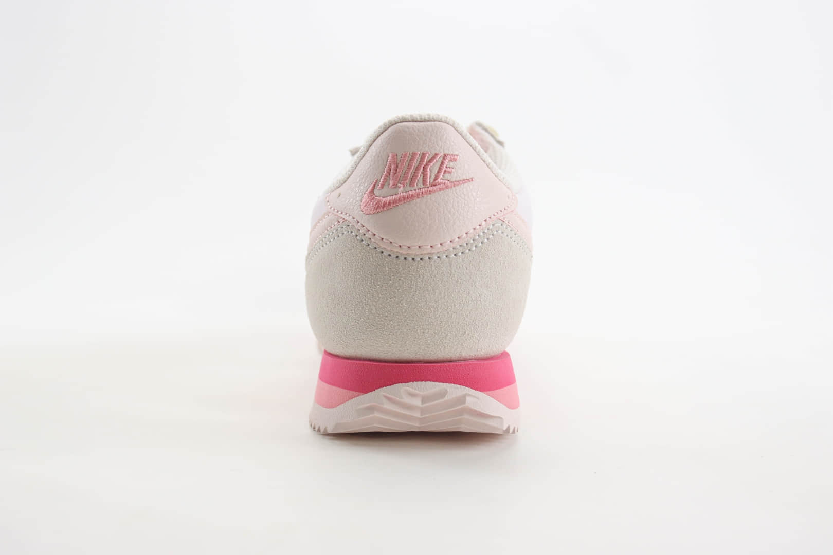 耐克Nike Classic Cortez Leather纯原版本阿甘系列白灰粉复古初代慢跑鞋 莆田耐克货源 货号：HF6410-666