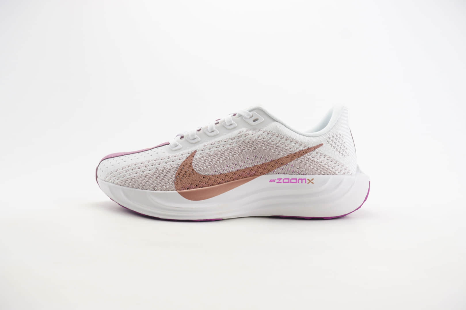 耐克Nike Air Zoom Pegasus Plus纯原版本飞马系列白紫桔透气缓震跑鞋 莆田耐克代理 货号：FQ7261-108
