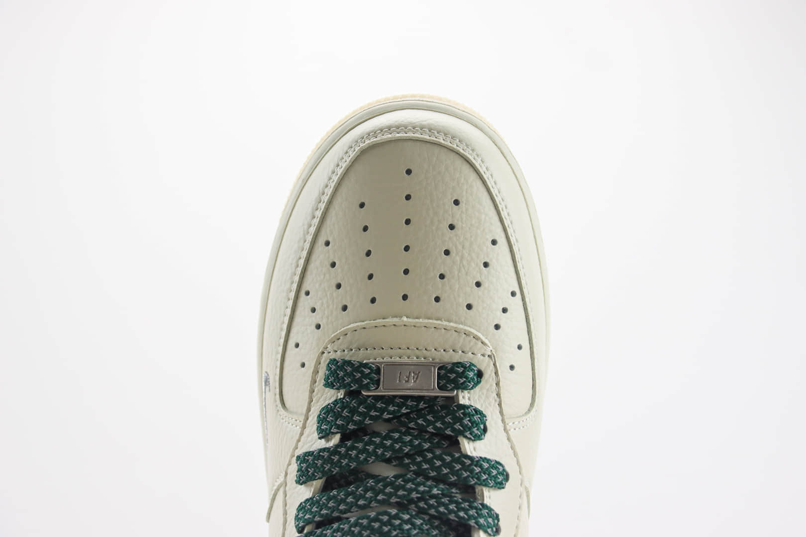 耐克Nike Air Force 1 Mid纯原版本空军一号中帮AF1白绿色板鞋 莆田天花板AF1 货号：XL0236-235