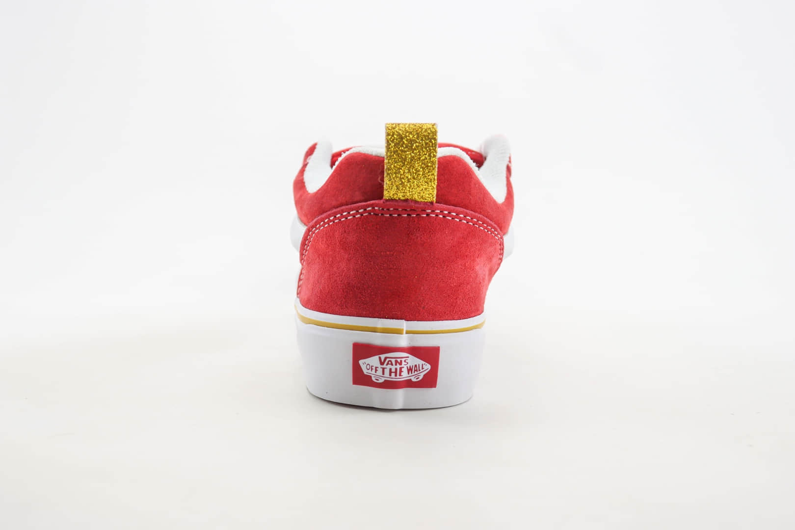 万斯Vans Knu-Skool纯原版本红金撞色面包鞋 莆田万斯货源 货号：VN000CS0JV6