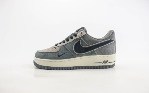 耐克Nike Air Force 1 Low纯原版本空军一号麂皮灰AF1数字8低帮板鞋 莆田天花板AF1 货号：YD2425-808