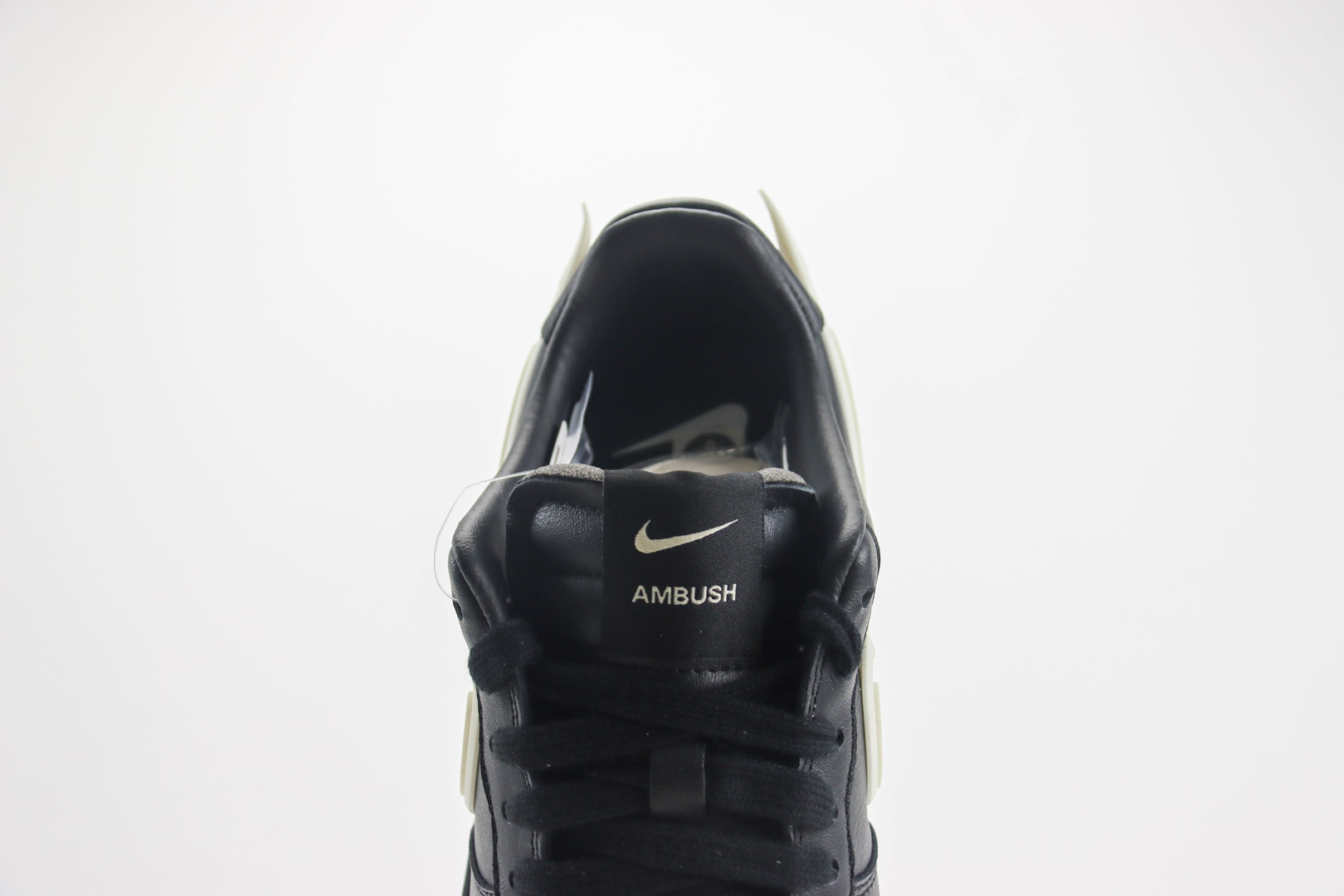 耐克AMBUSH x Nike Air Force 1 Low SP“Phantom”纯原版本空军一号AF1联名AMBUSH黑白大勾休闲运动板鞋 莆田复刻鞋货源 货号：DV3464-001