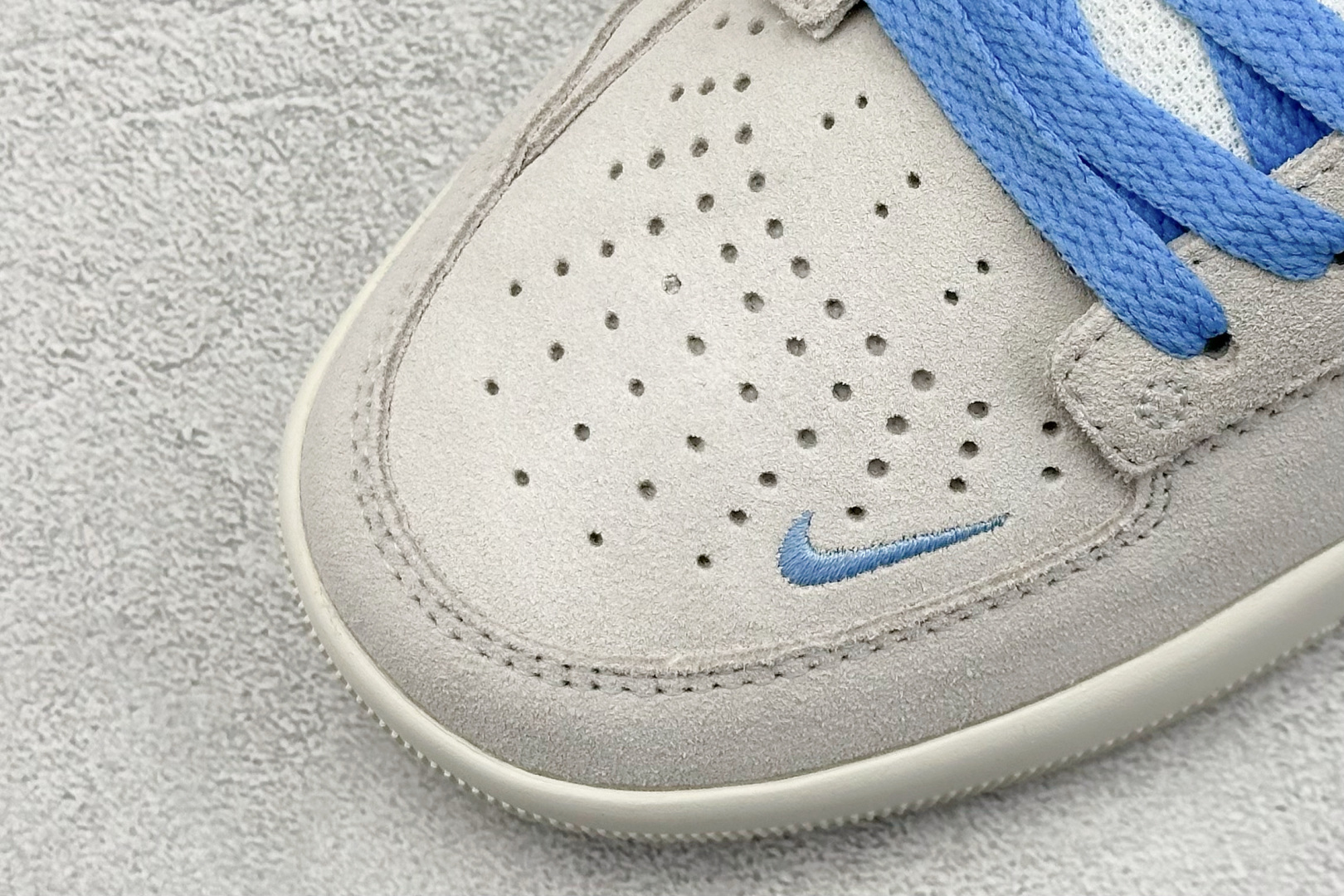 耐克Nike SB Force 58纯原版本空军58白灰蓝低帮硫化板鞋 莆田耐克批发 货号：DV5477-003