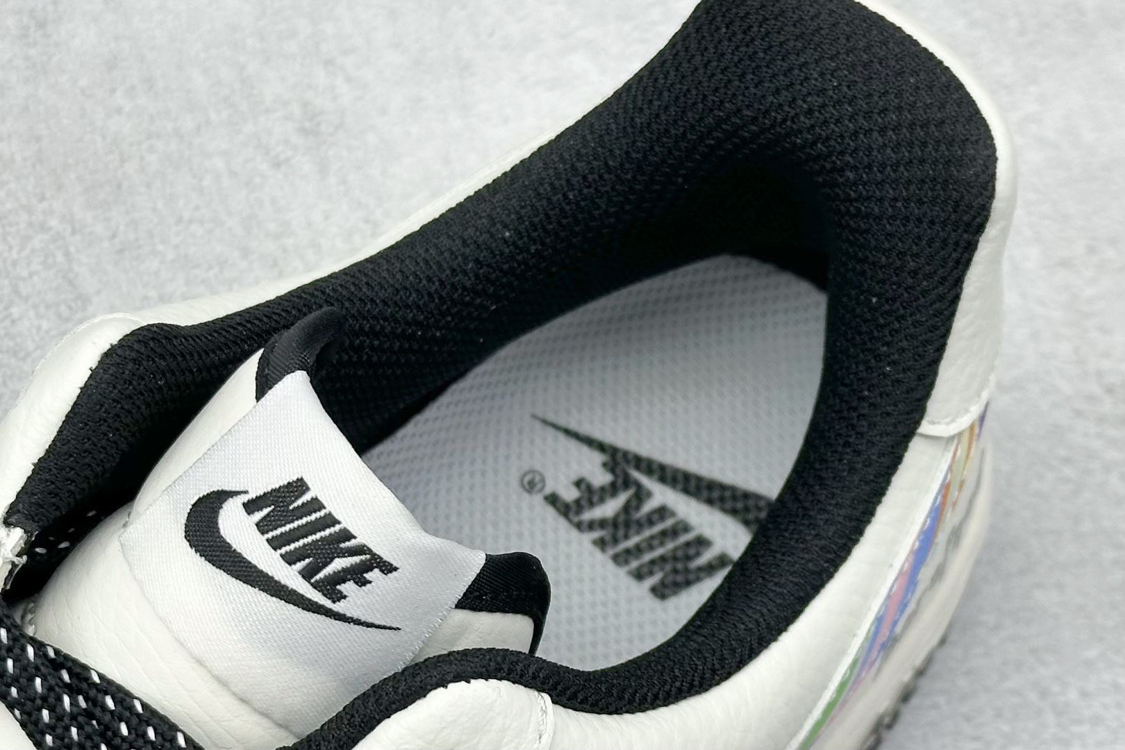 耐克FOD x Nike Air Force 1'07 Low纯原版本空军一号AF1白灰黑七彩镭射钩板鞋 莆田耐克货源 货号：LW9279-011
