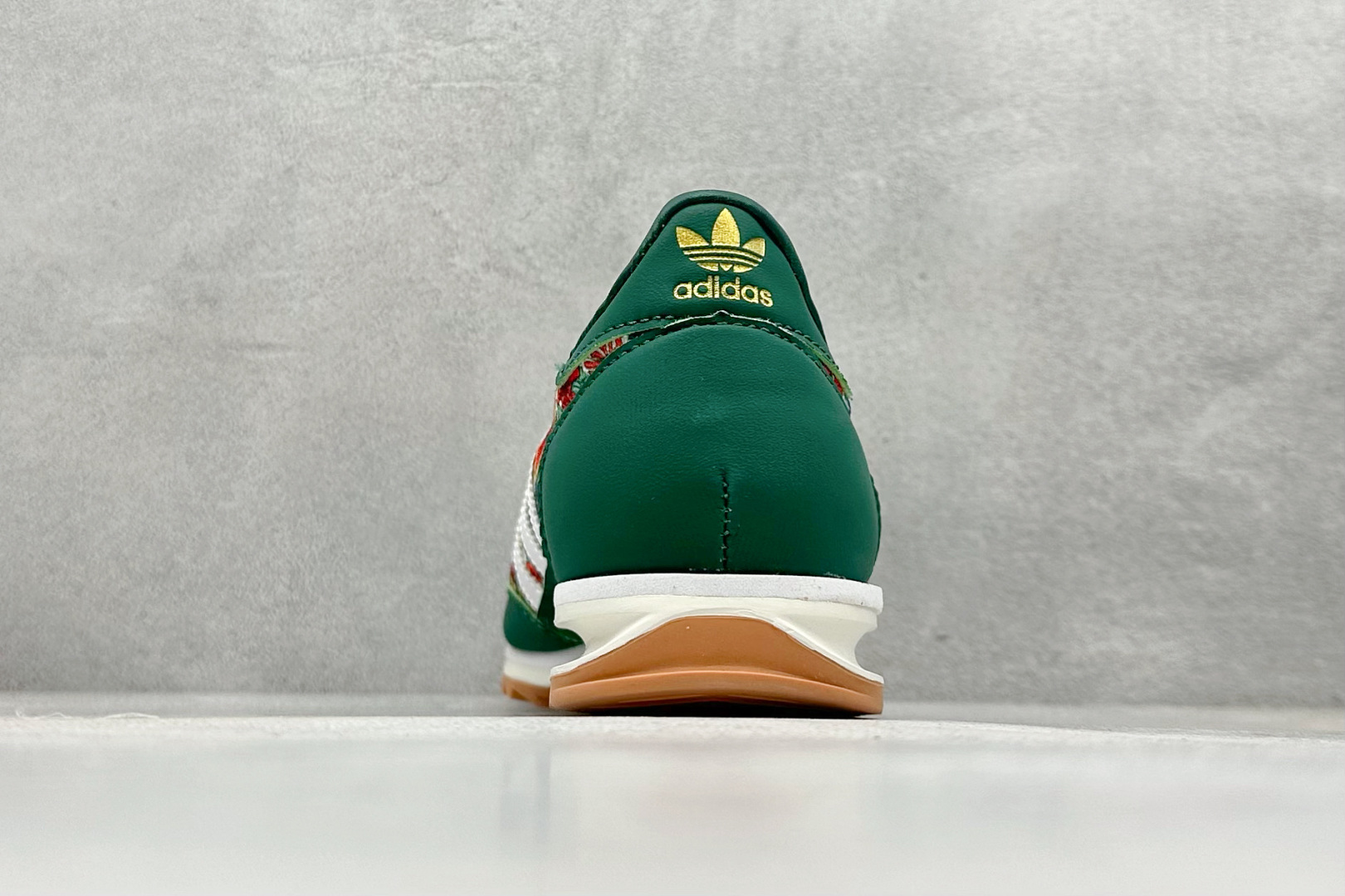 阿迪达斯adidas Original SL72 OG纯原版本深绿花卉德训复古板鞋 莆田复刻鞋货源 货号：JH7226