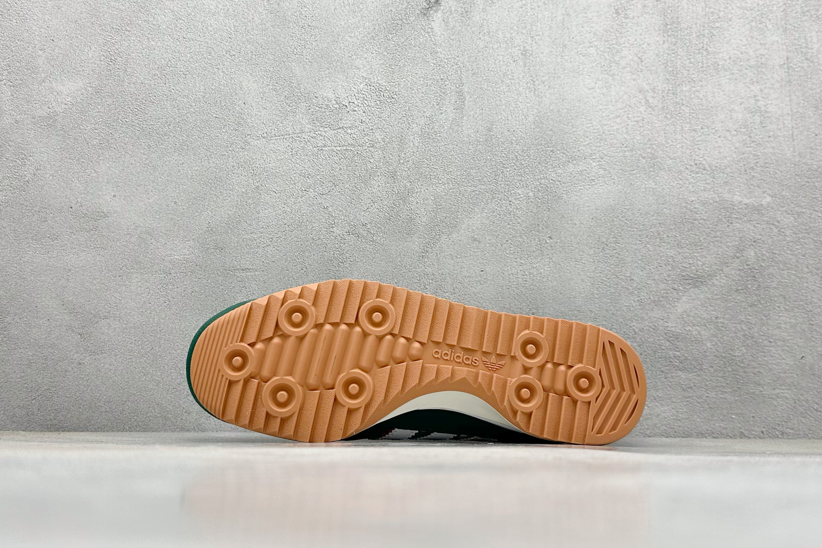 阿迪达斯adidas Original SL72 OG纯原版本深绿花卉德训复古板鞋 莆田复刻鞋货源 货号：JH7226