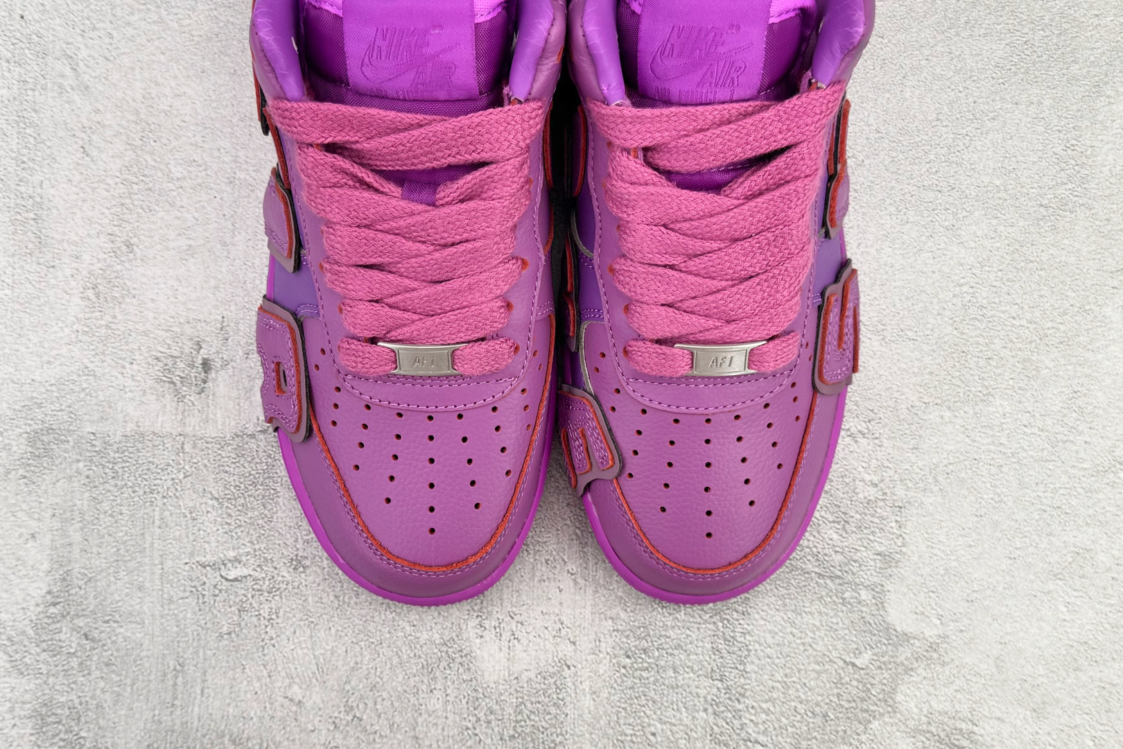 耐克CPFM x Nike Air Force 1纯原版本空军一号紫色AF1低帮板鞋 莆田耐克工厂 货号:FQ7069-500