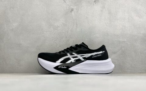 亚瑟士Asics MAGIC SPEED 4 亚瑟士白银黑低帮专业越野跑步鞋ffturbo 纯原版本 货号：1011B704-001