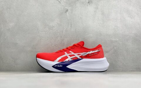 亚瑟士Asics MAGIC SPEED 4 亚瑟士白银红低帮专业越野跑步鞋ffturbo 纯原版本 货号：1011B873-600