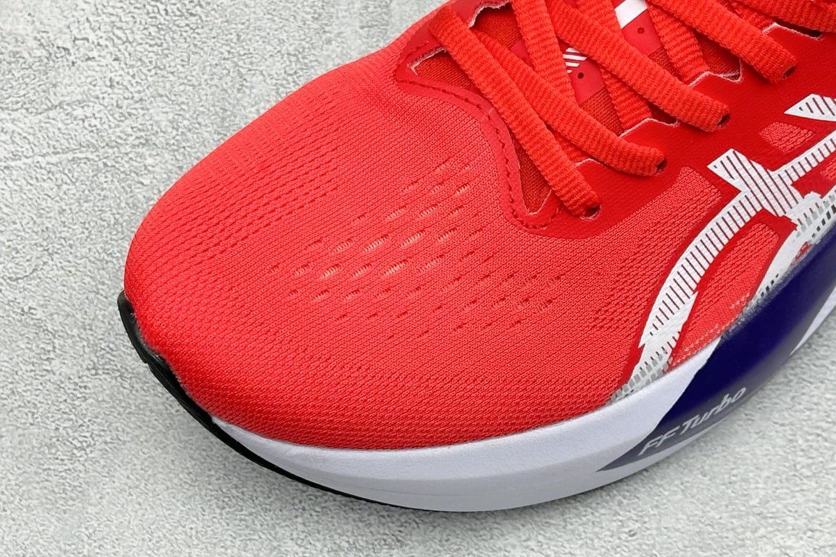 亚瑟士 Asics MAGIC SPEED 4 亚瑟士低帮专业越野跑步鞋 白银红 鞋标实拍图